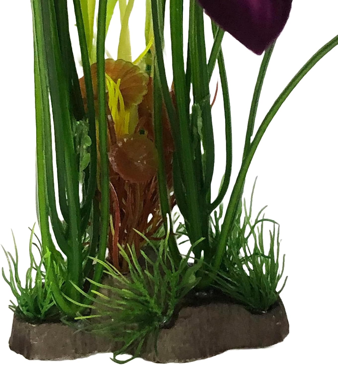 Top Fin Underwater World Purple Silk 18" Plastic Plant