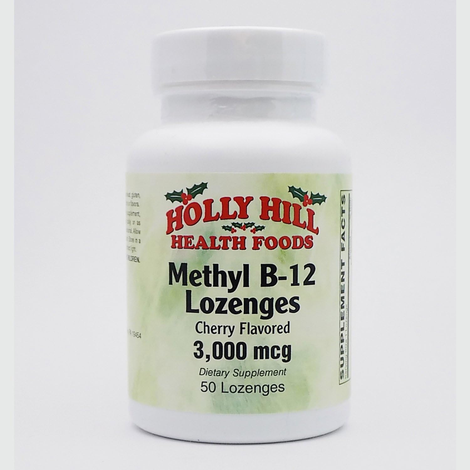 Metil B-12 Cereza 50 Comprimidos Holly Hill Health Foods