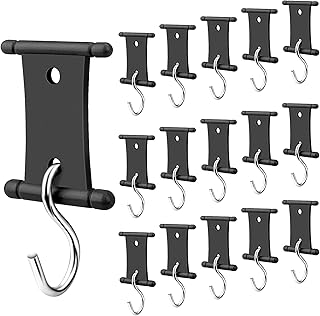 Homgaty Kederleiste Haken, 16 Set RV Markisen Haken für Kederschiene 5/6mm und 7/8mm, Markisenhaken Camping Kederschiene Zubehör für Wohnmobil, Wohnwagen, Camping Zelt