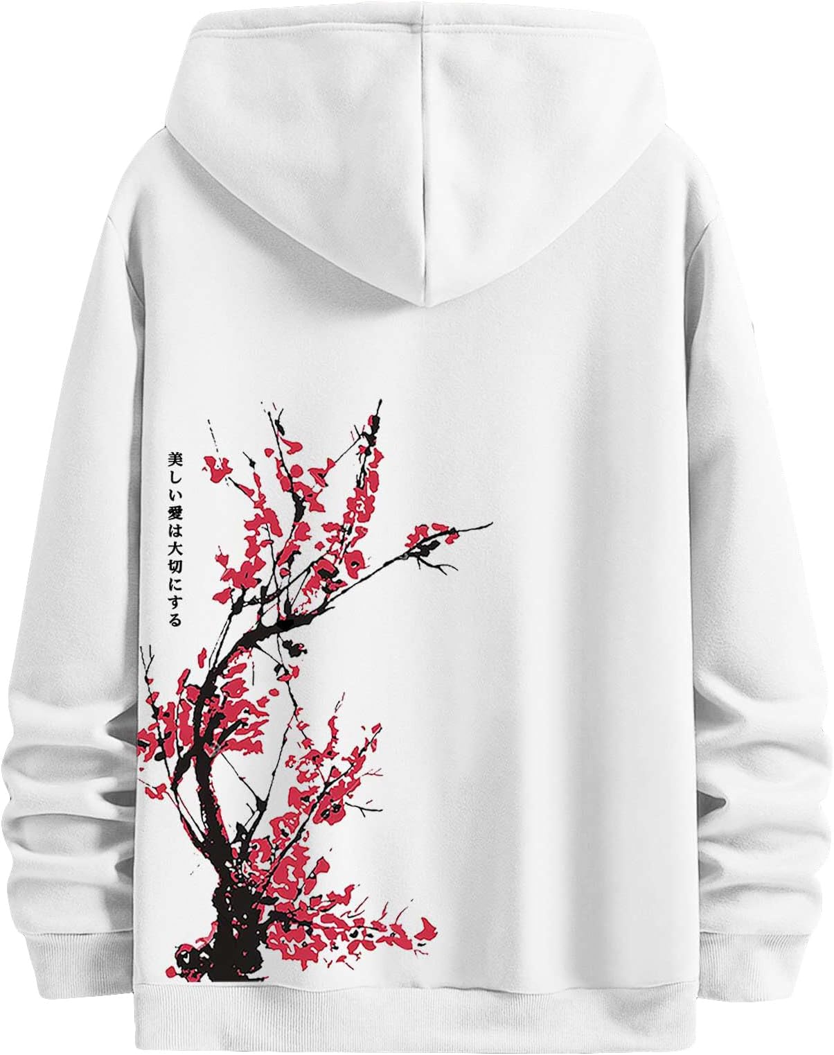 Men's Graphic Hoodies Japanese Hoodie Top Oversized Long Sleeve Anime Pullovers Sweatshirts