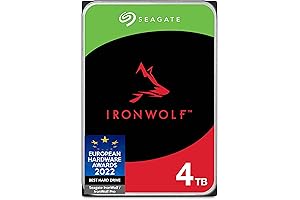 High-performing Seagate IronWolf 4TB Hard Drive for NAS