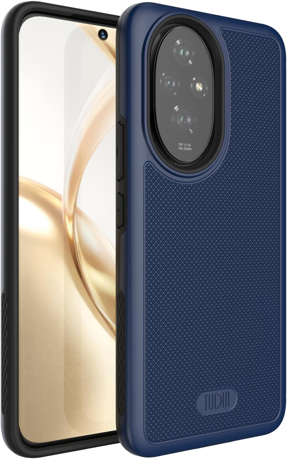 TUDIA DualShield Grip Compatible with Honor 200 Case 5G, [MergeGrip] Military Grade Dual Layer Shockproof Slim Tough Heavy Duty Protective Phone Case Cover (Green Lily)