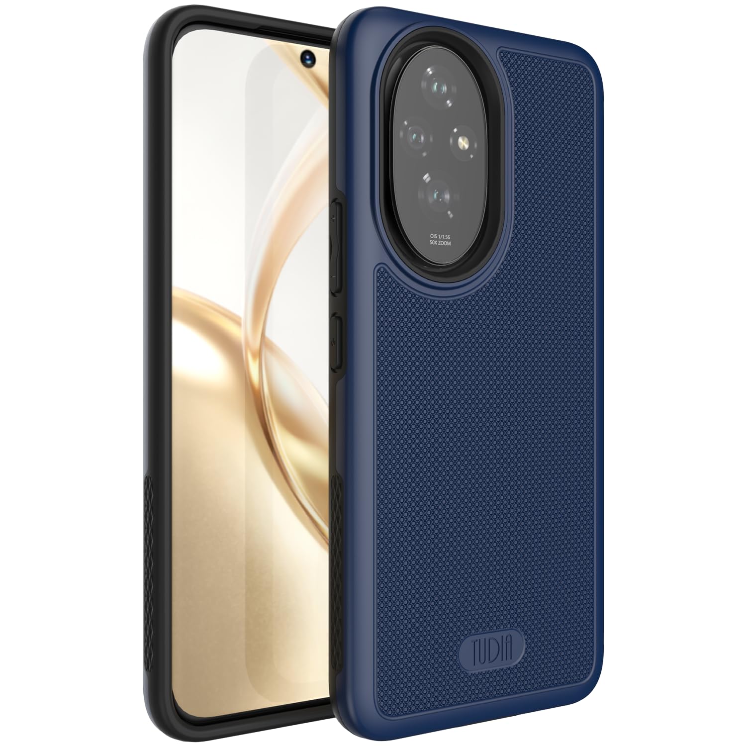 TUDIA DualShield Grip Compatible with Honor 200 Case 5G, [MergeGrip] Military Grade Dual Layer Shockproof Slim Tough Heavy Duty Protective Phone Case Cover (Indigo Blue)