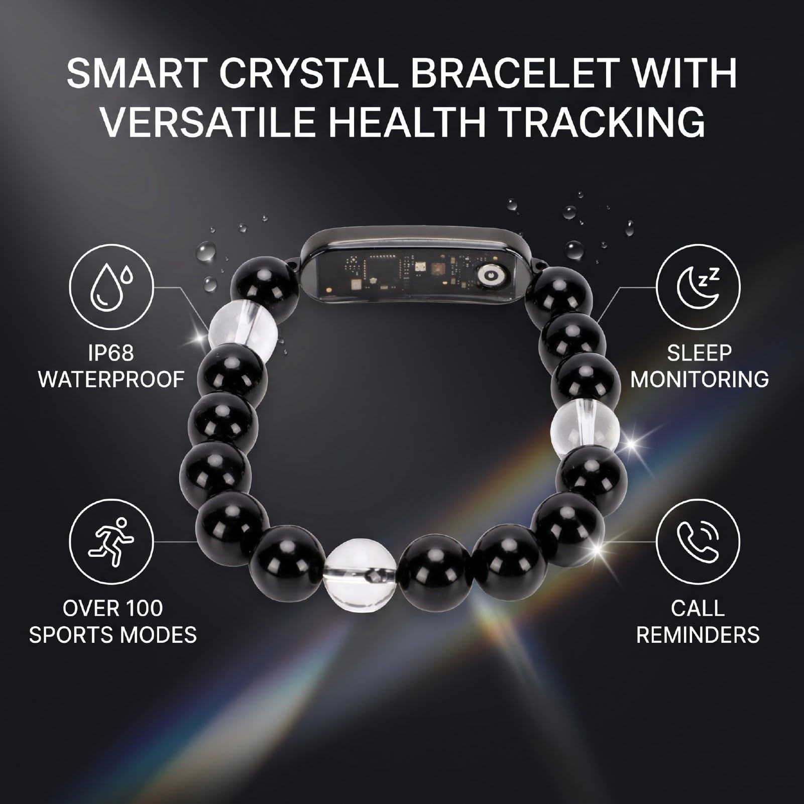 Topiky Pulsera Inteligente Rastreadores de Actividad Física para Hombres