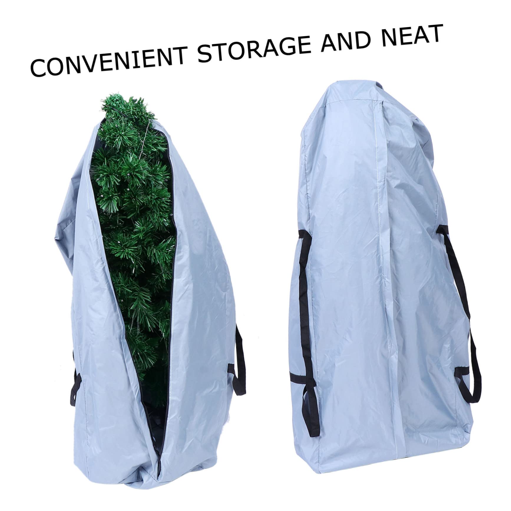 KOMBIUDA 1pc Christmas Tree Storage Bag Xmas Tree Pouch with Handles Furniture Storage for Outdoor Cushions and Holiday Decorations