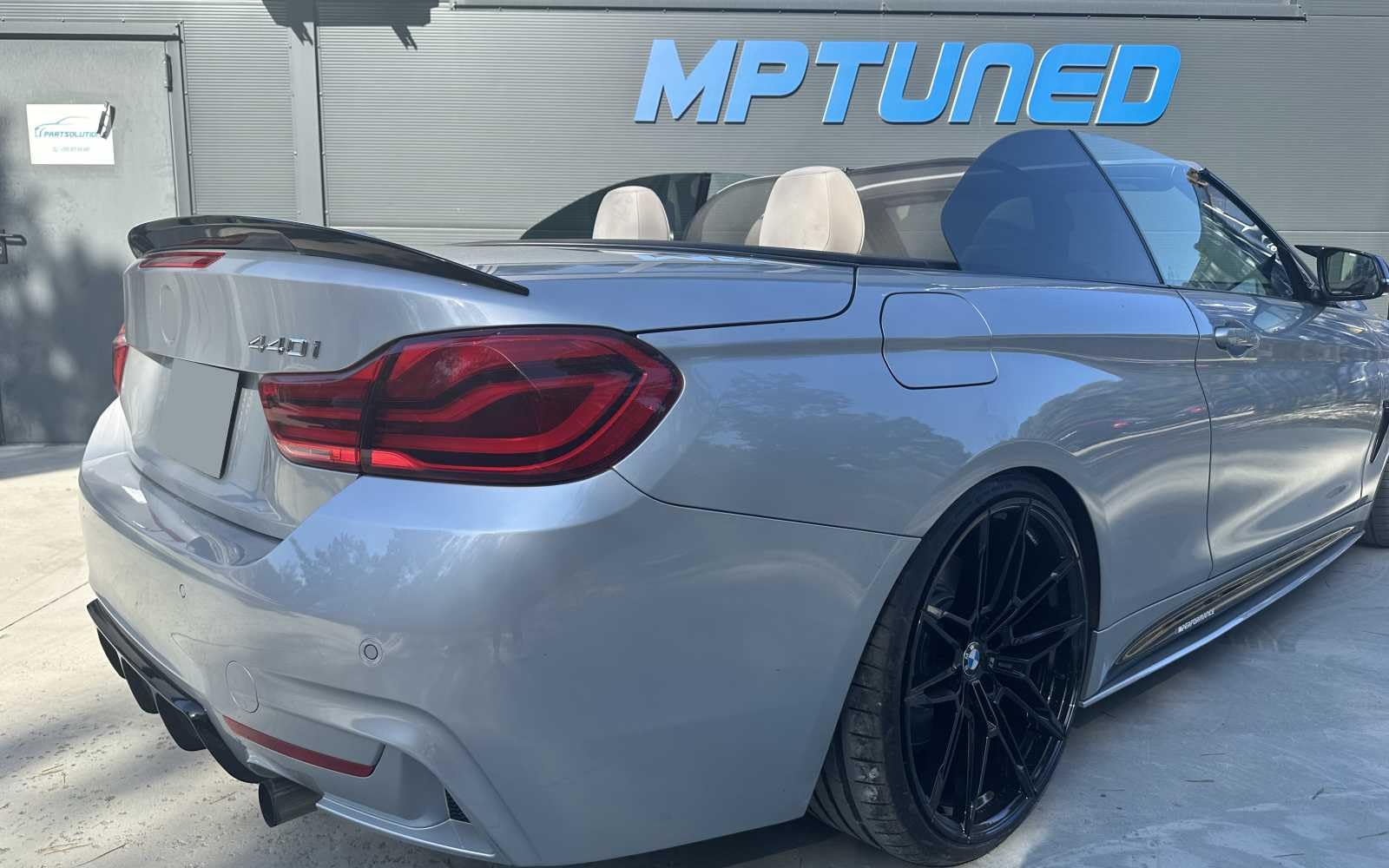 Spoiler posteriore per bagagliaio F33 M4 Look Style nero lucido per serie 4 2014-2019 Performance Tuning Cabrio 2 porte coupé 420i 428i 430i 435i 440i spoiler posteriore