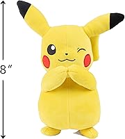 Vista 2 de Pokemon 8" Eevee & Pikachu Plush, 2-Pack - Let's Go Starters - Officially Licensed - Authentic Soft Stuffed Animal Toy Figures - Gift for Kids