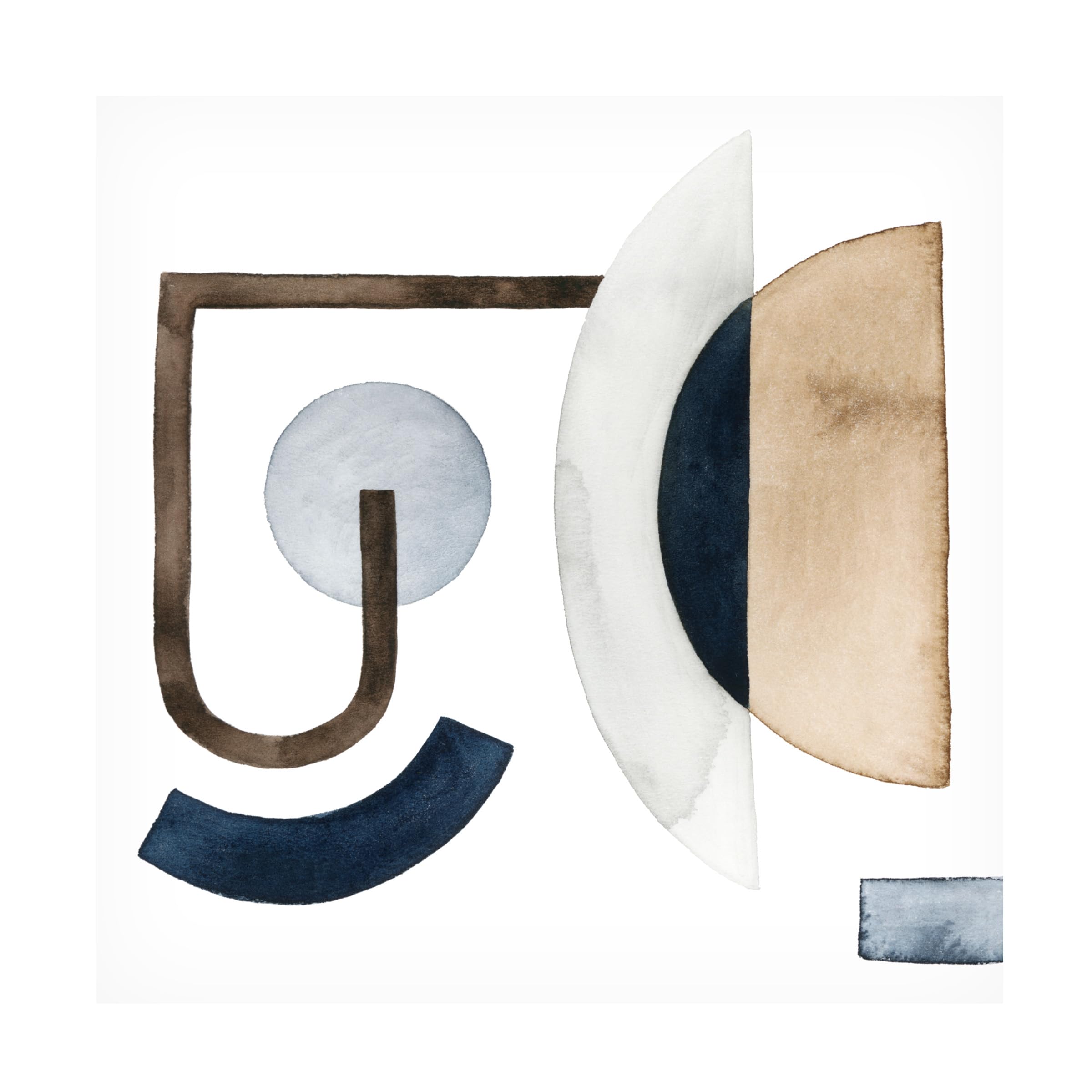 Grace Popp 'Moving Pieces I' Canvas Art. 12x12