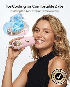 Laser Hair Removal for Women, IPL Device with 45F Ice-Cooling