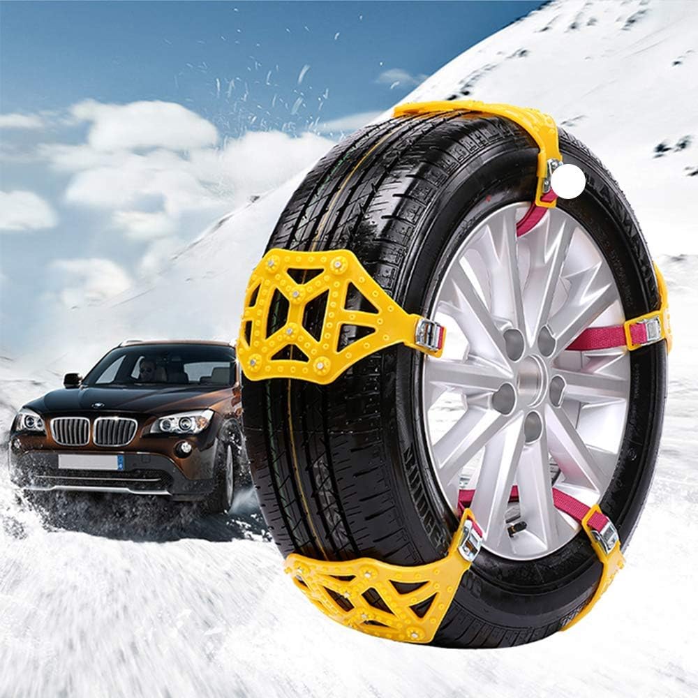 TOTMOX Snow Chains For Trucks - 10 PCS Anti-Skid Snow Chains