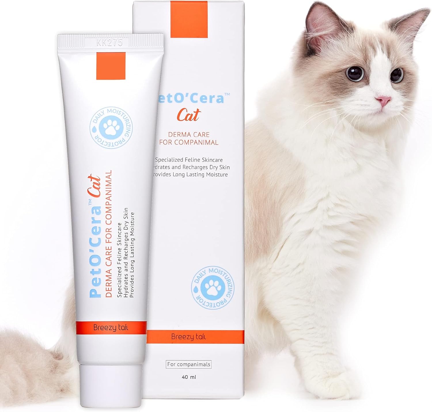 Breezytail PetO’Cera Itchy Skin Relief Cream for Cats in Guinea at GNF