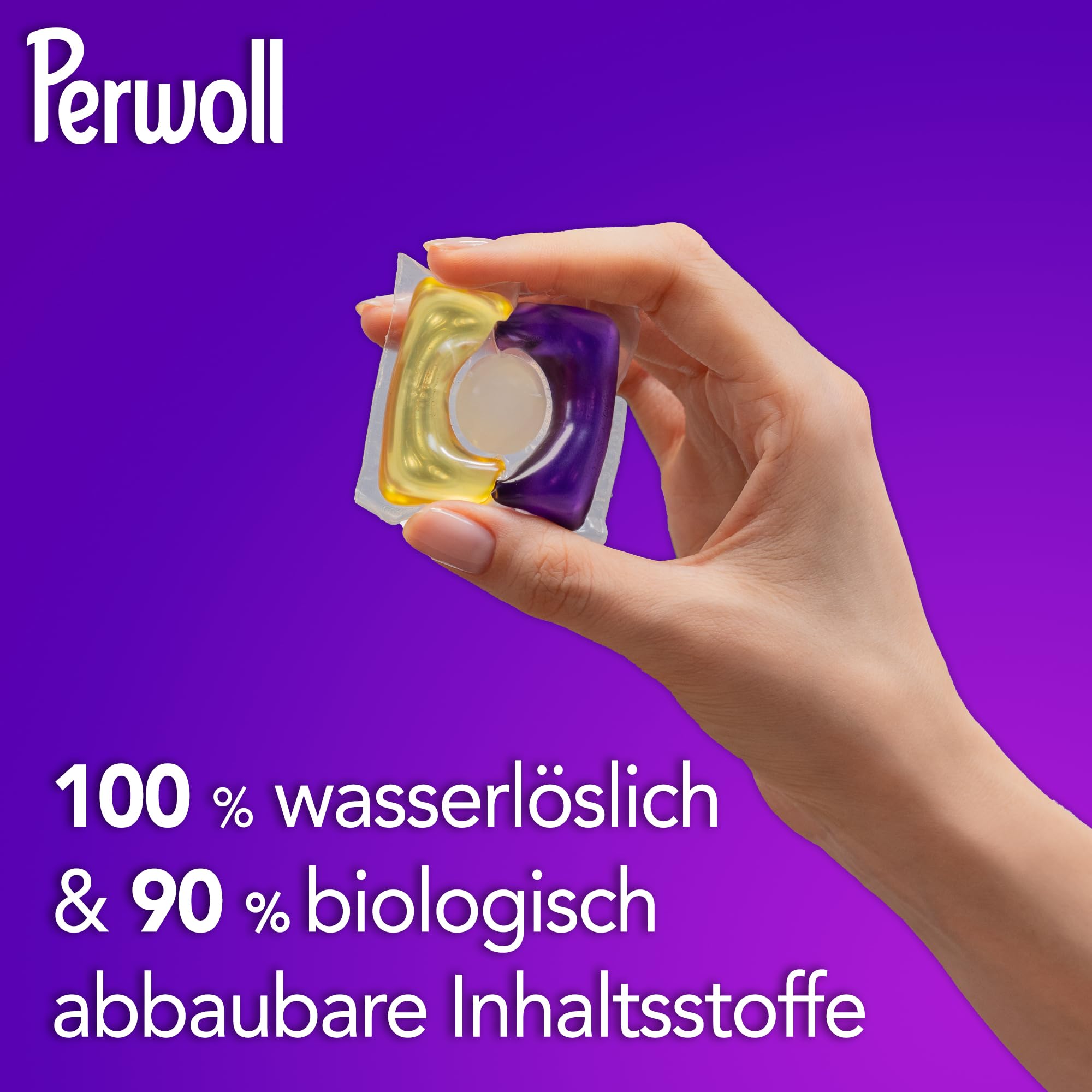 Perwoll Renew Caps Black Detergente 80 (2 x 40 lavados), todo en 1 Detergente Caps limpia suavemente y renueva colores y fibras, para todos los tejidos oscuros, con tecnología Triple Renov