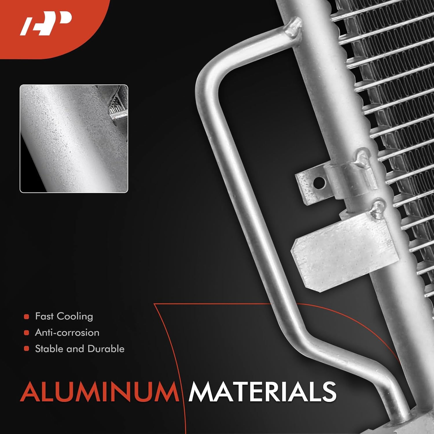 A-Premium Air Conditioning A/C Condenser Compatible with 2010-2015 Chevrolet Equinox & 2010-2015 GMC Terrain, Replace# 20839794