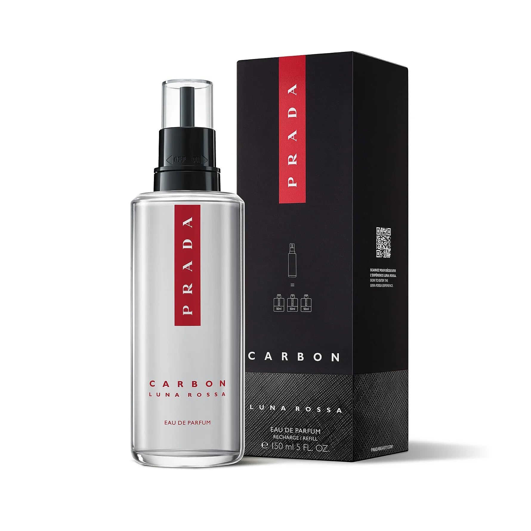 Prada Luna Rossa Carbon Eau de Parfum REFILL 150ml