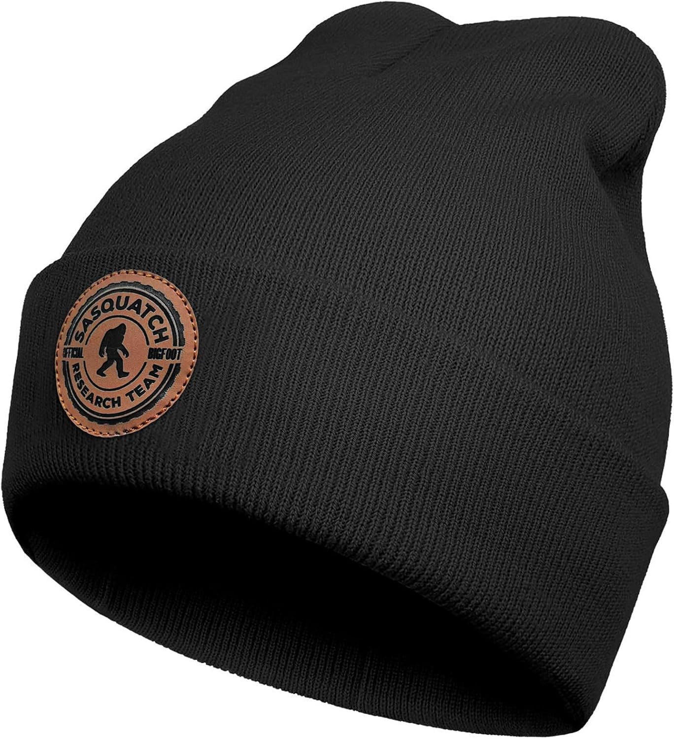 Bigfoot Beanie Hat - Sasquatch Hat - Winter Knit Cuffed Beanies Hats for Men & Women