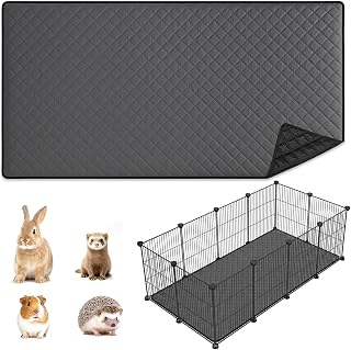 Extra Large Cage Liner for Rabbits, 78.15 X 39.37in Guinea Pig Cage Liners | Washable Bunny Carpet, Leakproof Anti-Slip Absorbent Pee Pads Bunny Mat, Reusable Rabbit Cage Mat for Small Animals