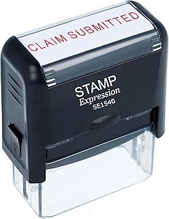 stampexpression - Claim Submitted Medical Self Inking Rubber Stamp - Ink (A-50363)