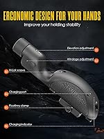 Vista 3 de Combo de luz láser verde de 2400 lúmenes para riel Picatinny y Mlok, luz de rifle con modo momentáneo/estroboscópico