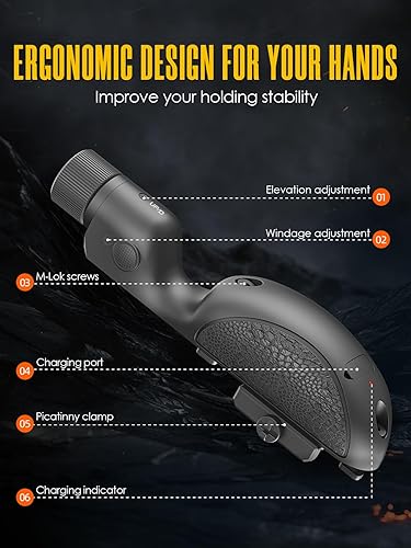 Miniatura 3 de Combo de luz láser verde de 2400 lúmenes para riel Picatinny y Mlok, luz de rifle con modo momentáneo/estroboscópico
