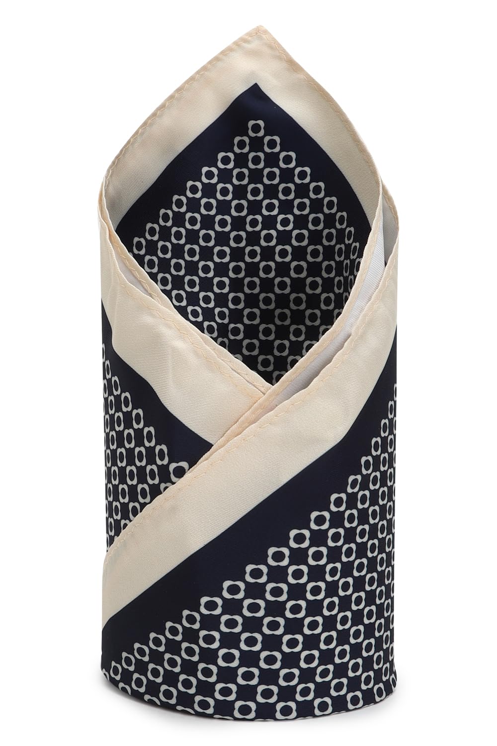 van heusen Men Polyester Black Print Party Casual Style Pocket Square,Free Size-picture-14
