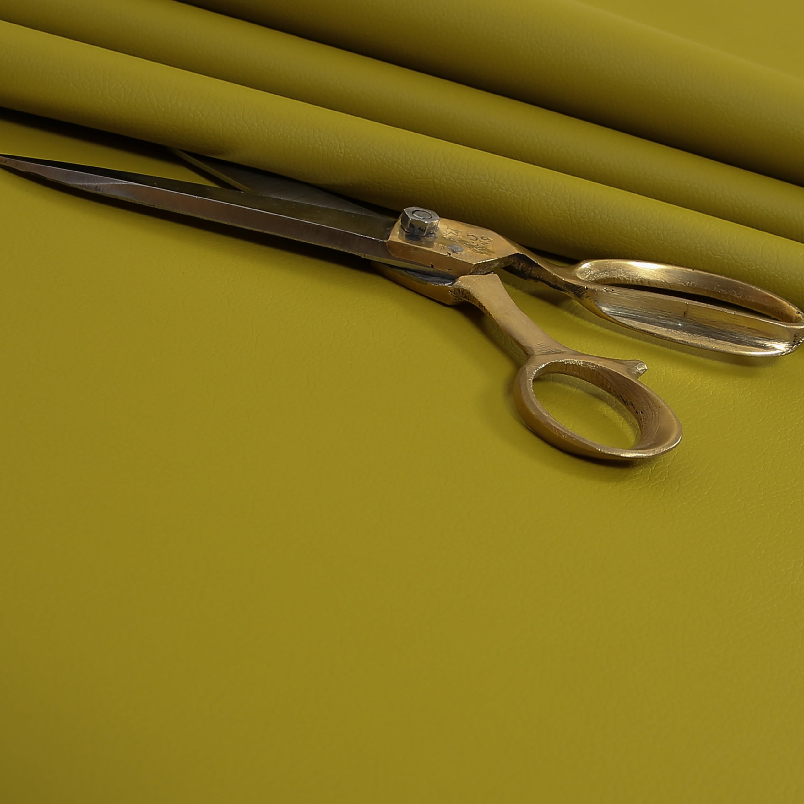 Redbrick Mill Fabrics Flame Retardant Faux Leather Material Perfect Textile for Upholstery Projects Chairs Furniture Furnishing, Lime Green (1 Metre) โ image 1