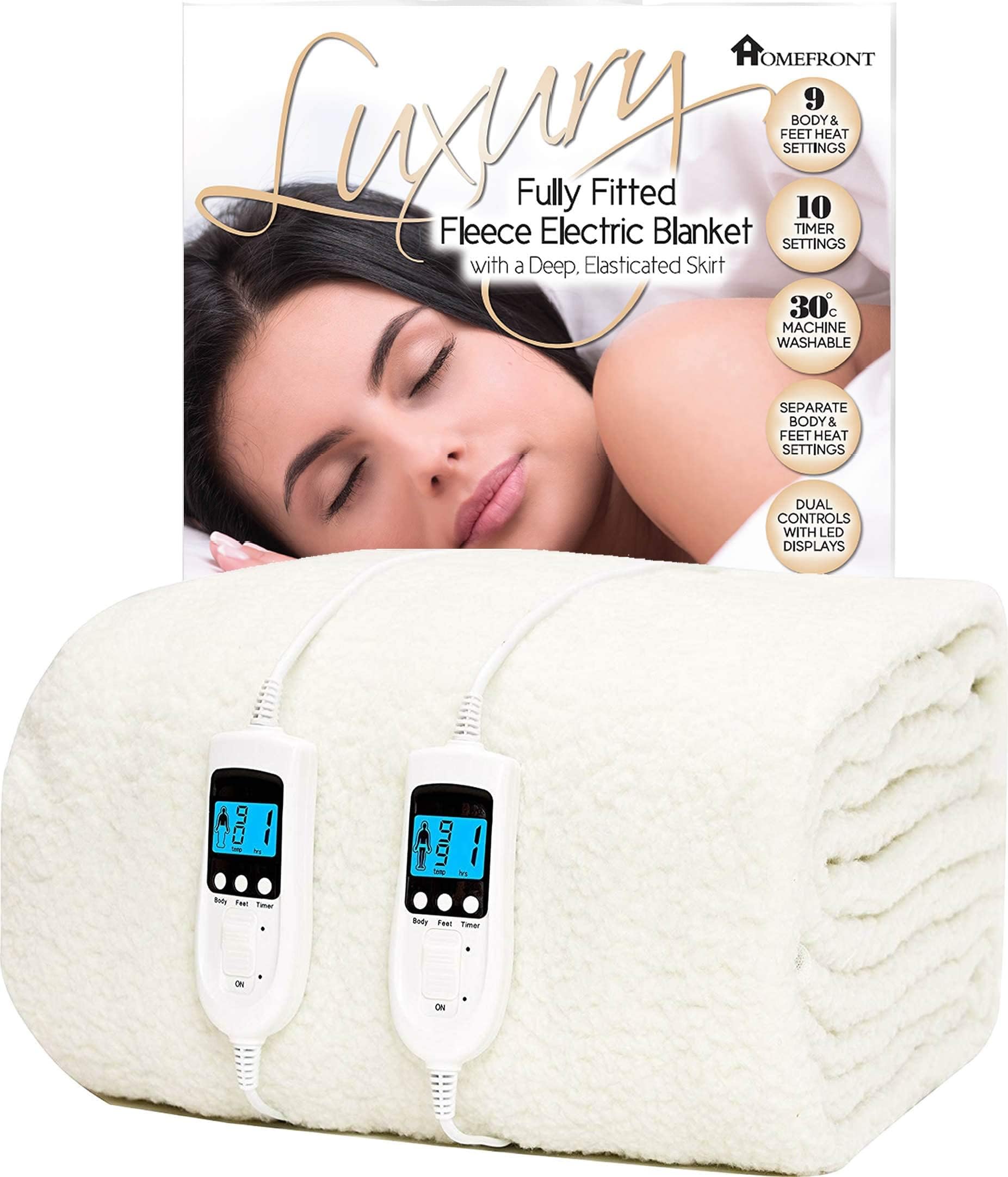 Sweet Dreams Electric Blanket With Dual Controls Deluxe Comfort