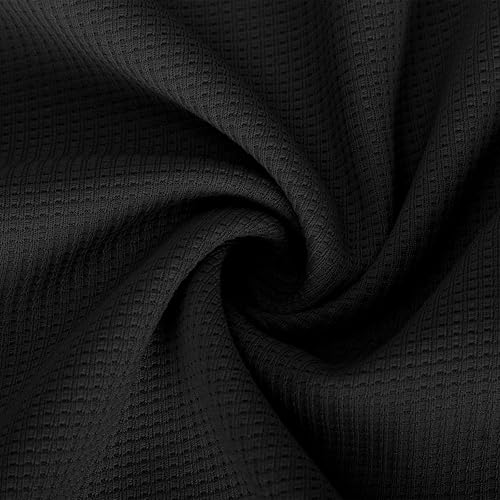 Miniatura 5 de Botón elástico pulóver suéter Camisas Hombre Cuello Alto sólido Camisetas túnica Manga Larga Blusa Deportiva Camiseta