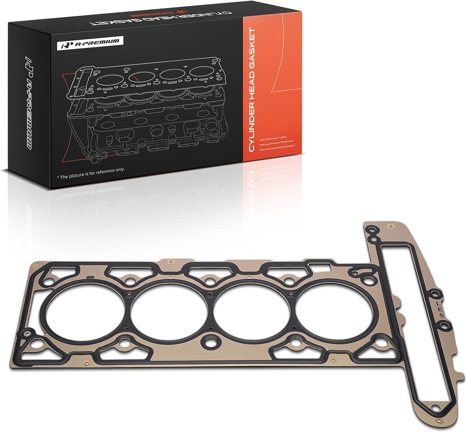 A-Premium L4 Engine Cylinder Head Gasket Compatible with Chevrolet Malibu 08-12 2.4L, HHR 2.2L 2.4L, Cobalt 2.2L 2.4L & Saturn Aura Ion Sky Vue 2.4L & Pontiac G5 2.2L 2.4L, G6 Pursuit Solstice 2.4L