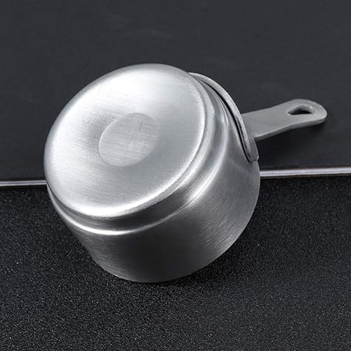 Miniatura 4 de Hemoton Mini cacerola de mantequilla y queso con leche, olla para derretir ollas pequeñas con asa para el hogar, cocina, restaurante, tamaño S 3.7 x