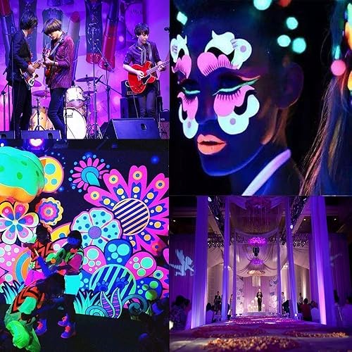 Miniatura 5 de Tira de luz LED negra súper brillante de 24 vatios, 16.4 pies16.4 ft, 3528, 300 LED, 395 nm-405 nm, impermeable, IP65, luz negra, pesca nocturna,