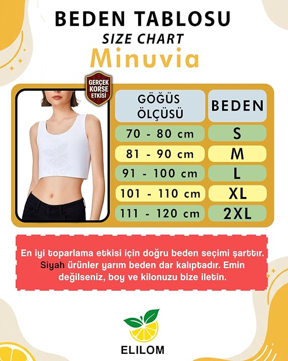 Breast Hiding Corset Binder Collector Flat Silhouette For Unisex Gynecomastia and Tomboy - Elilom