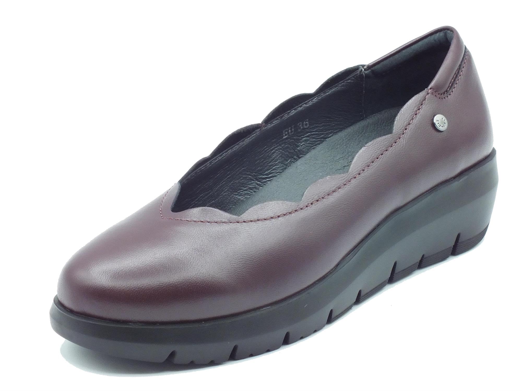 Stonefly 221537 Plume Nappa Roast Brown Mocassini per Donna in Pelle Zeppa Media