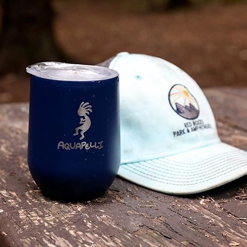 Miniatura 3 de Aquapelli Vaso de vino aislado al vacío, 12 onzas, rojo pompeyano