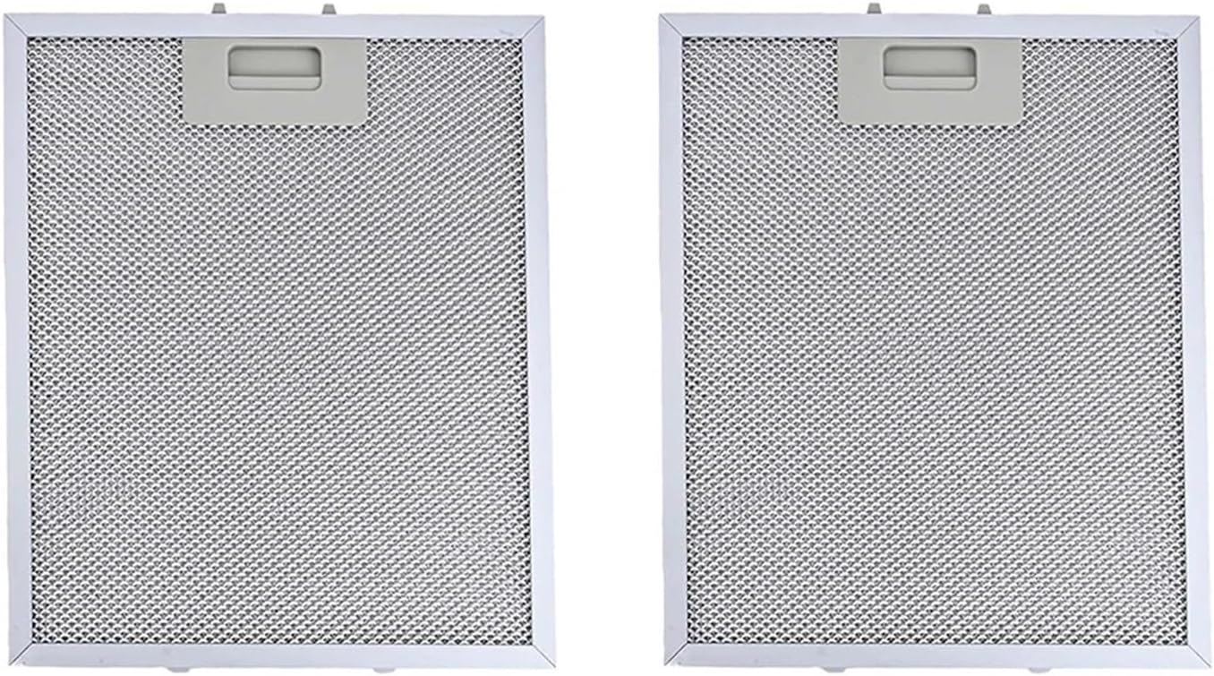 2PCS 330x230x9mm Range Hood Grease Filter Aluminum Range Hood Mesh Cover Replacement Parts
