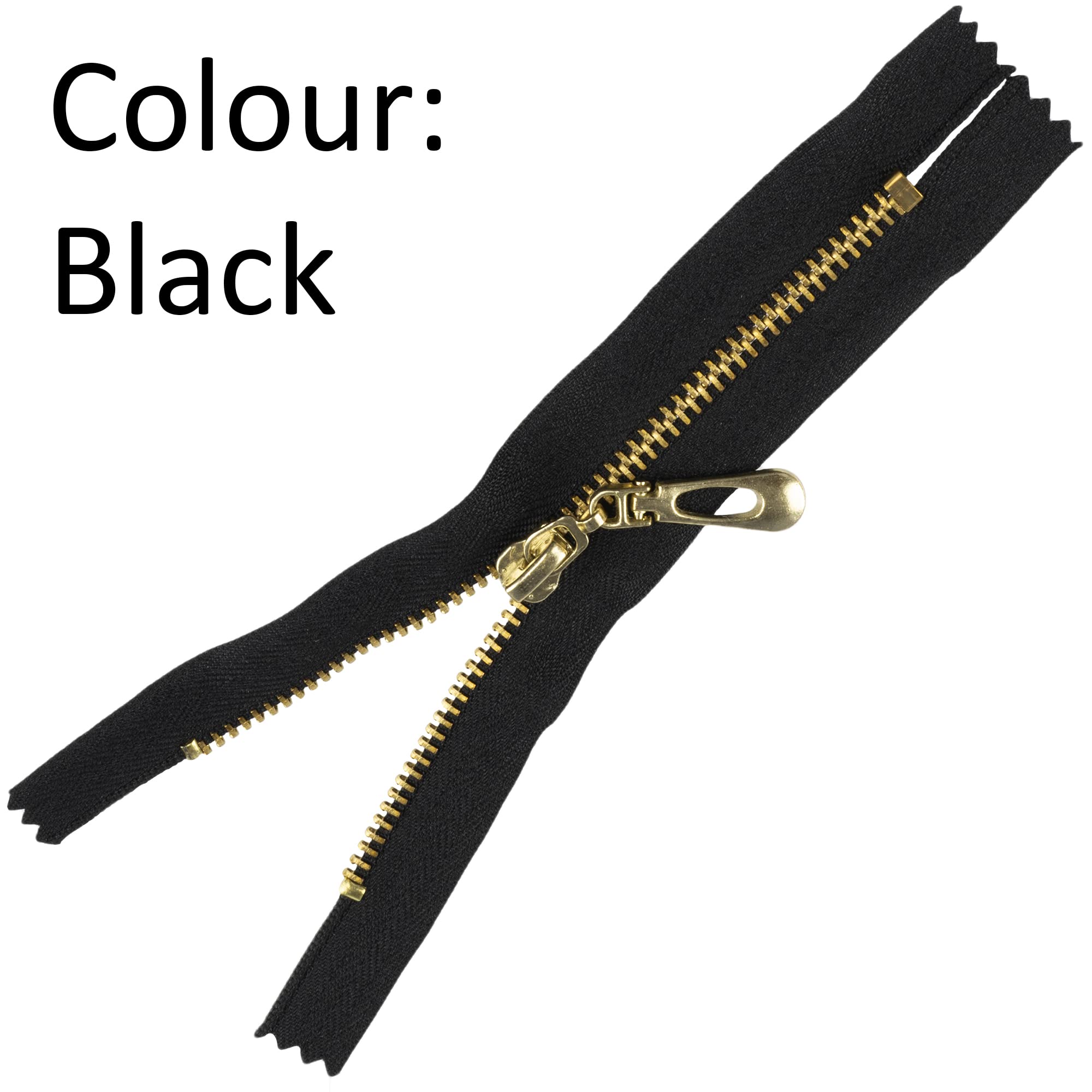 AERZETIX - C61439 - zipper not separable 16 cm made of metal with