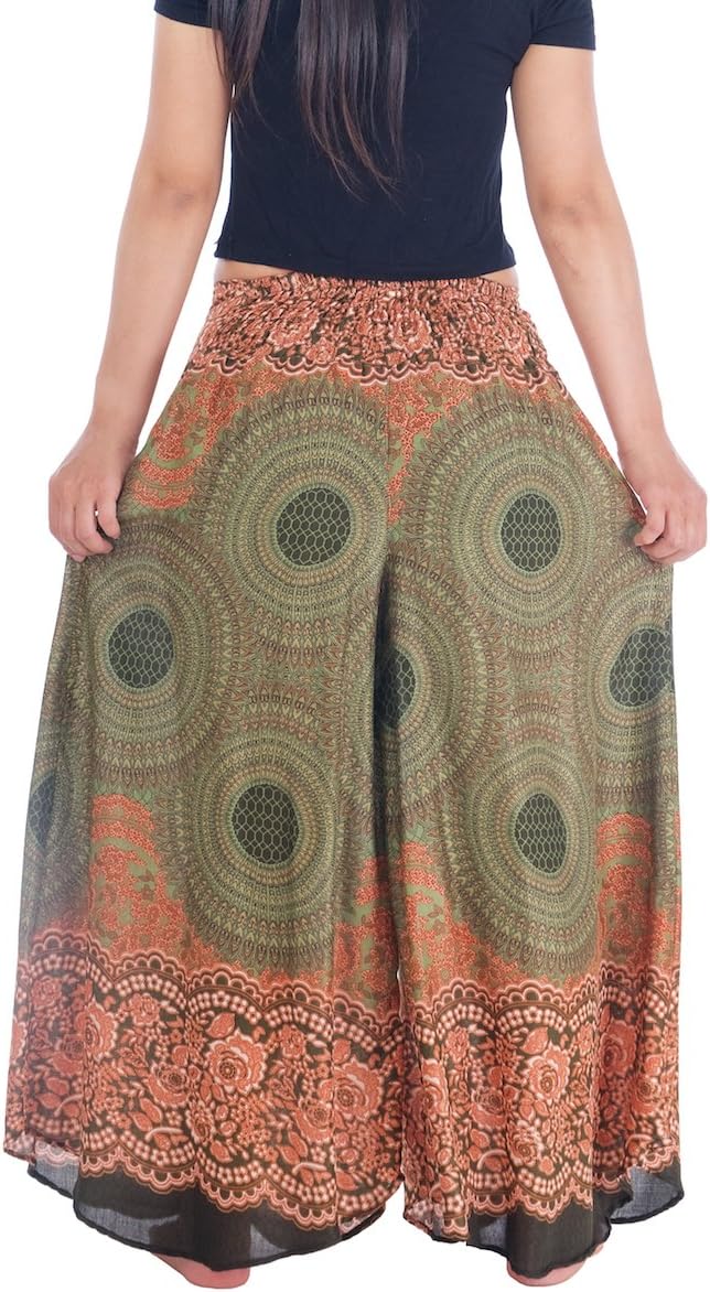 Lannaclothesdesign Palazzo Pants for Women Wide Leg Boho Harem Yoga Pants S M L XL Sizes - Image 2