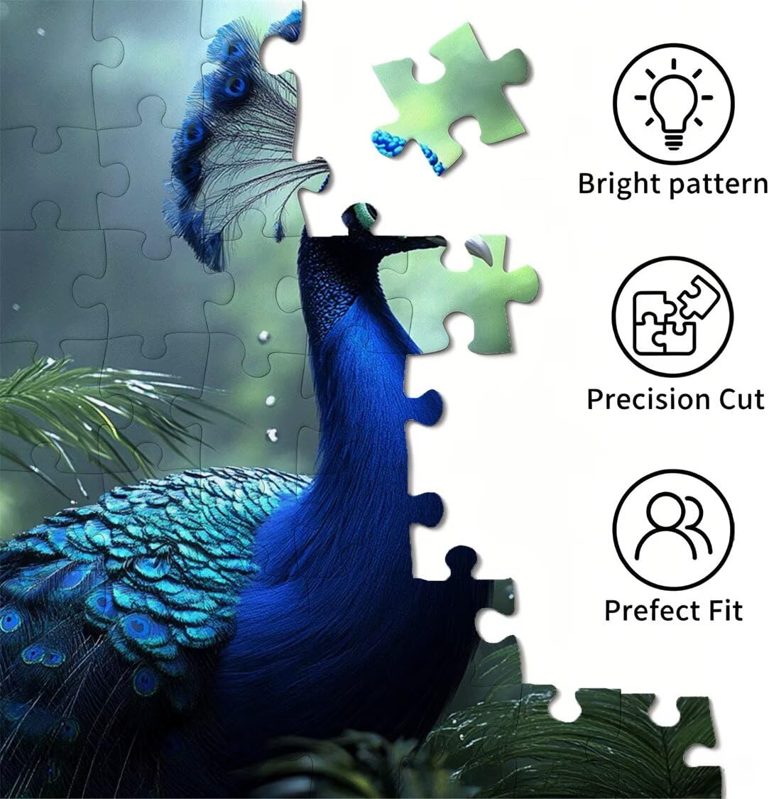 Puzzle dla dorosłych 6000, paw las, 179 x 105 cm, n-356