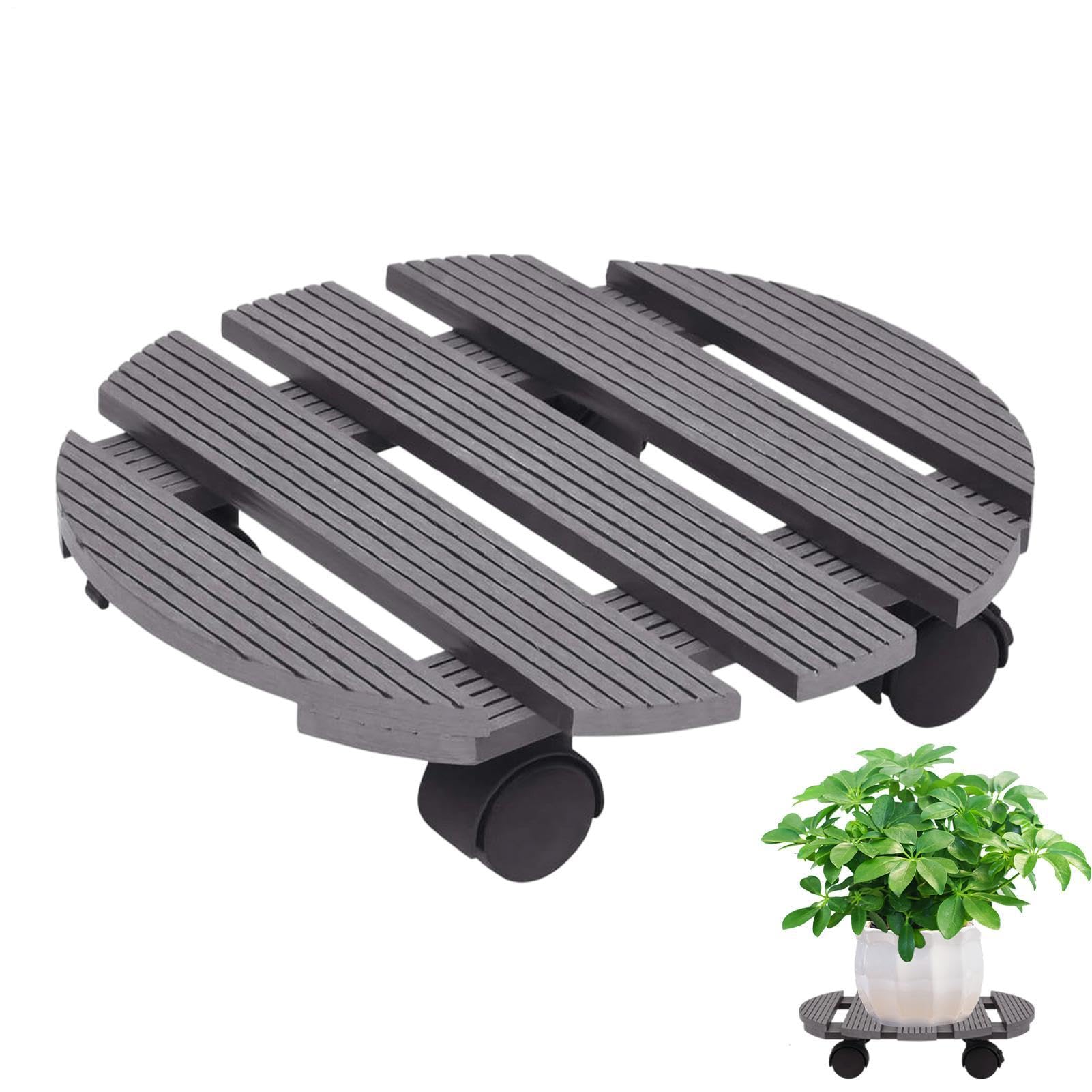 Support de pot sur roulettes pour aménager votre terrasse et balcon facilement
