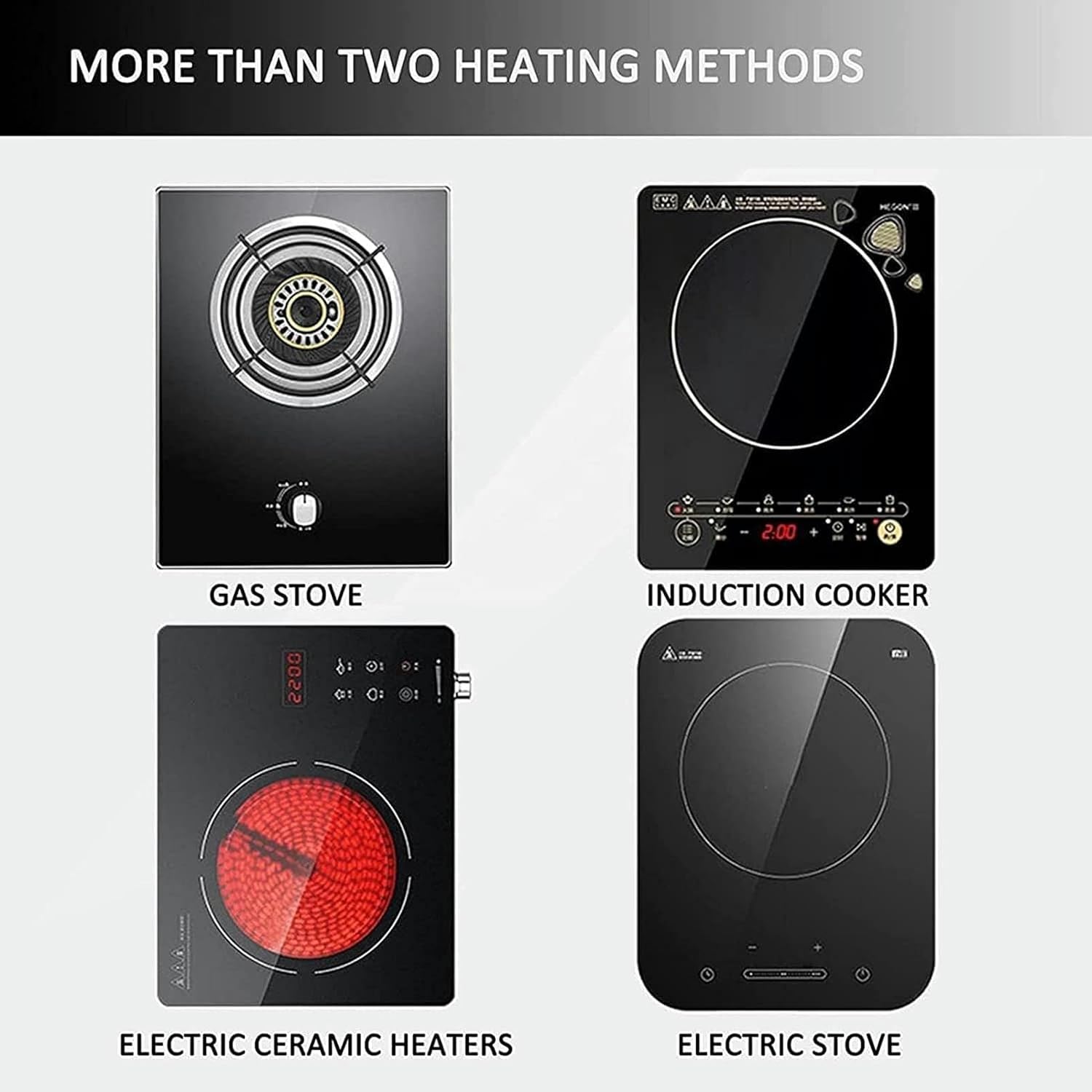 Rice steamer, Kitchen Food Cookware, 2-Layer Rice Noodle Rolls Machine with 3 Stainless Steel Trays, for Commercial Or Home Use