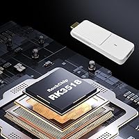 Vista 7 de BOXPUT S13 Air Android TV Stick 14.0 RK3518 4K Smart TV Stick 2025 Android Streaming Devies WIFI6 2GB RAM 16GB ROM con control remoto por voz BT