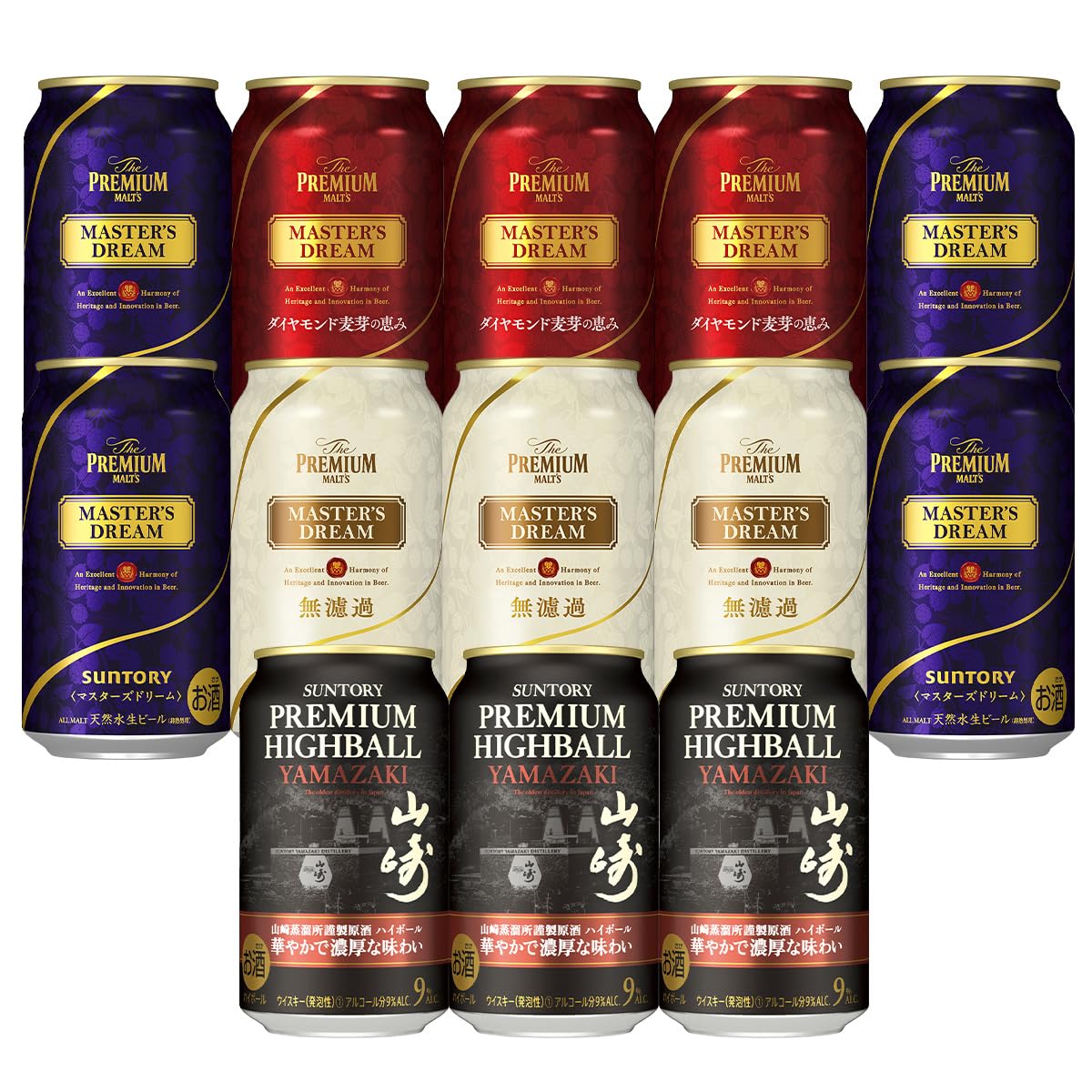 サントリープレミアムハイボール山崎3本＆モルツ10本セット