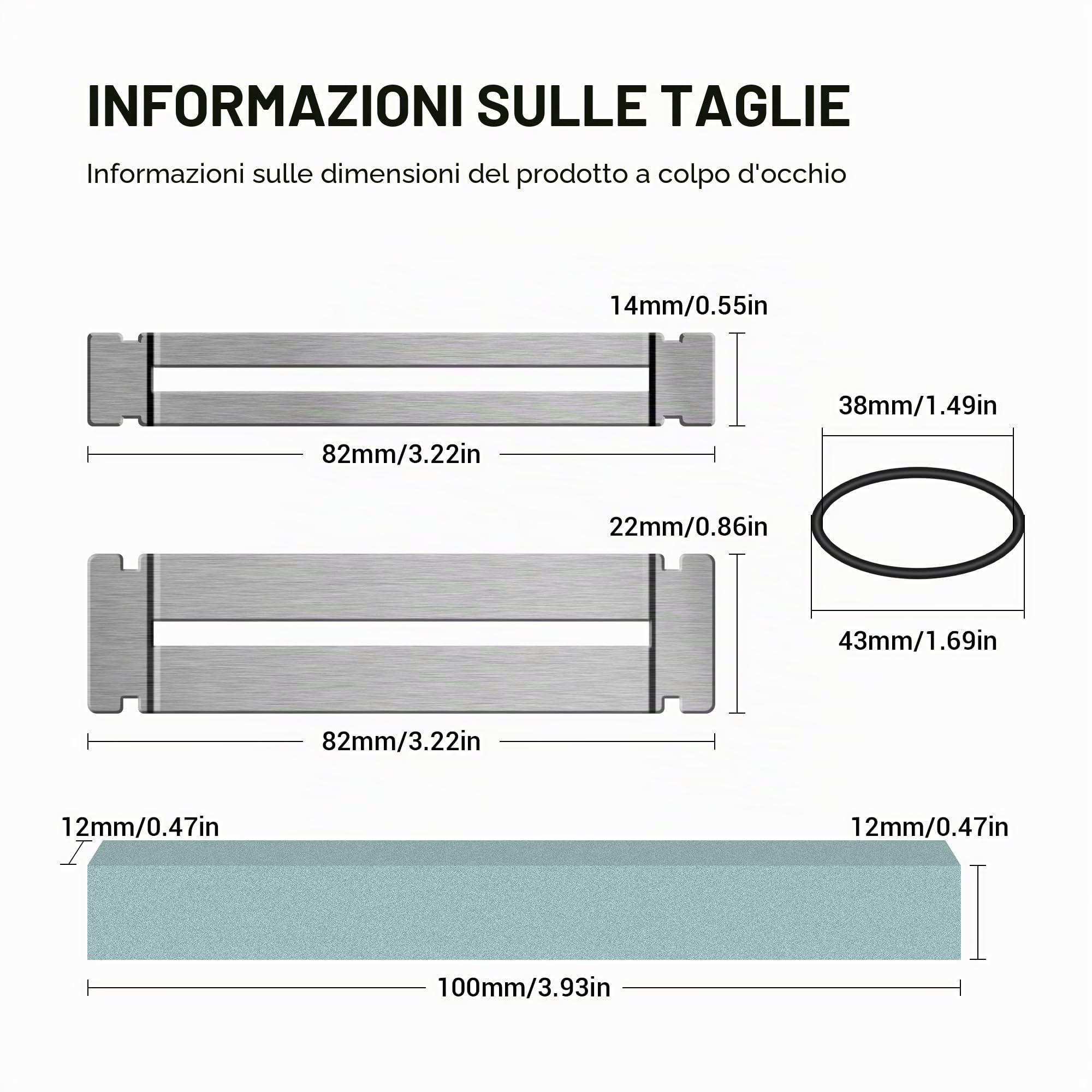 Set di protezioni per tastiera della chitarra, in acciaio inox, per rimozione e lucidatura dei tasti della chitarra, per G-uitar, basso, vestirsi e manutenzione (1 set, argento)