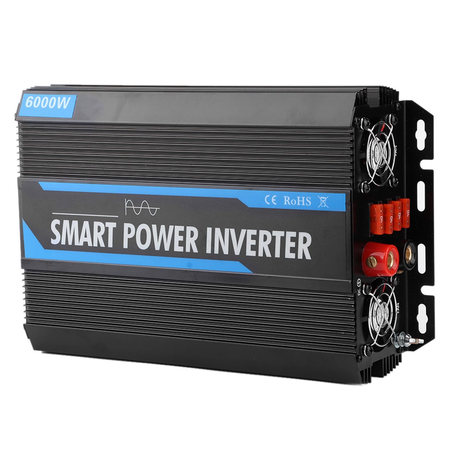 ZJchao do 220 V Czysty Transformator Sinusoidalny 2000 W 12 V do 220 - Uniwersalny Falownik Samochodowy Elektroniki Użytkowej, Wysoka stabilność Dzięki Wentylatorom Chłodzącym i Wyświetlaczowi