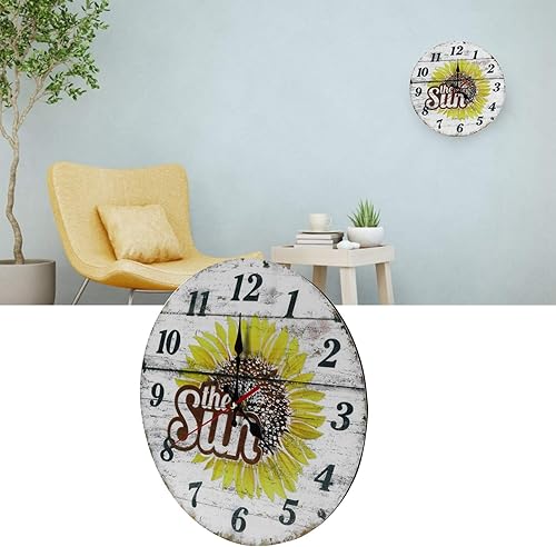 Miniatura 2 de MOTUZP 11.8 Inch Wall Clock, European Style Retro Clock, Decorative Round Design Wall Clock for Living Room Bedroom Home Office and Kitchen Decor,