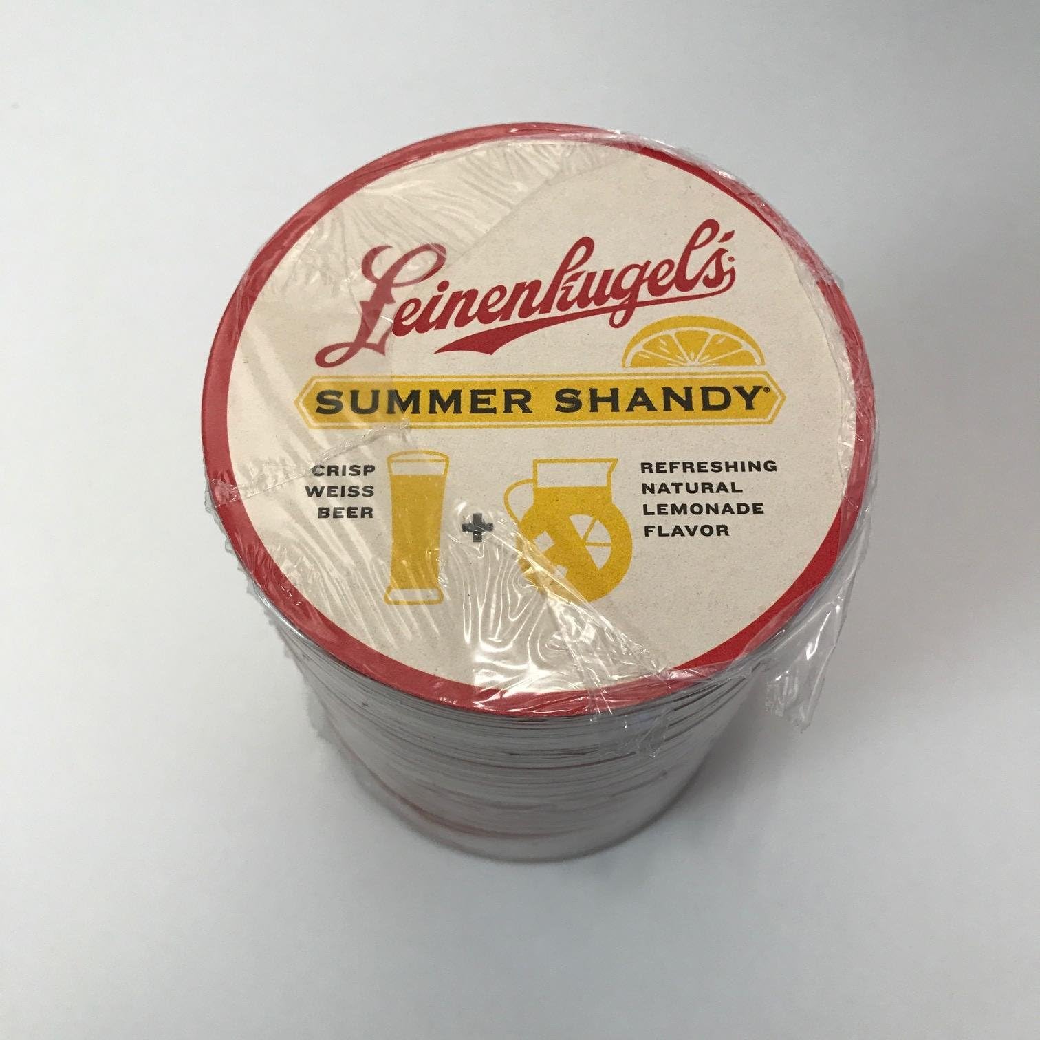 Leinenkugel's Summer Shandy - Round Bar Coasters - 100 Pack
