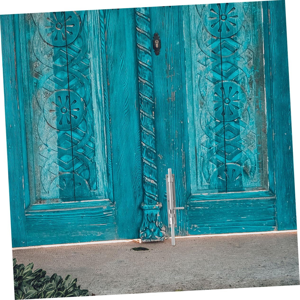 2 pièces Loquet de Porte Acier Inoxydable Épaissi Coulissant Résistant à Usure Serrure Sécurisée pour Portes Intérieures Bois et Portails Lot de Installation Facile