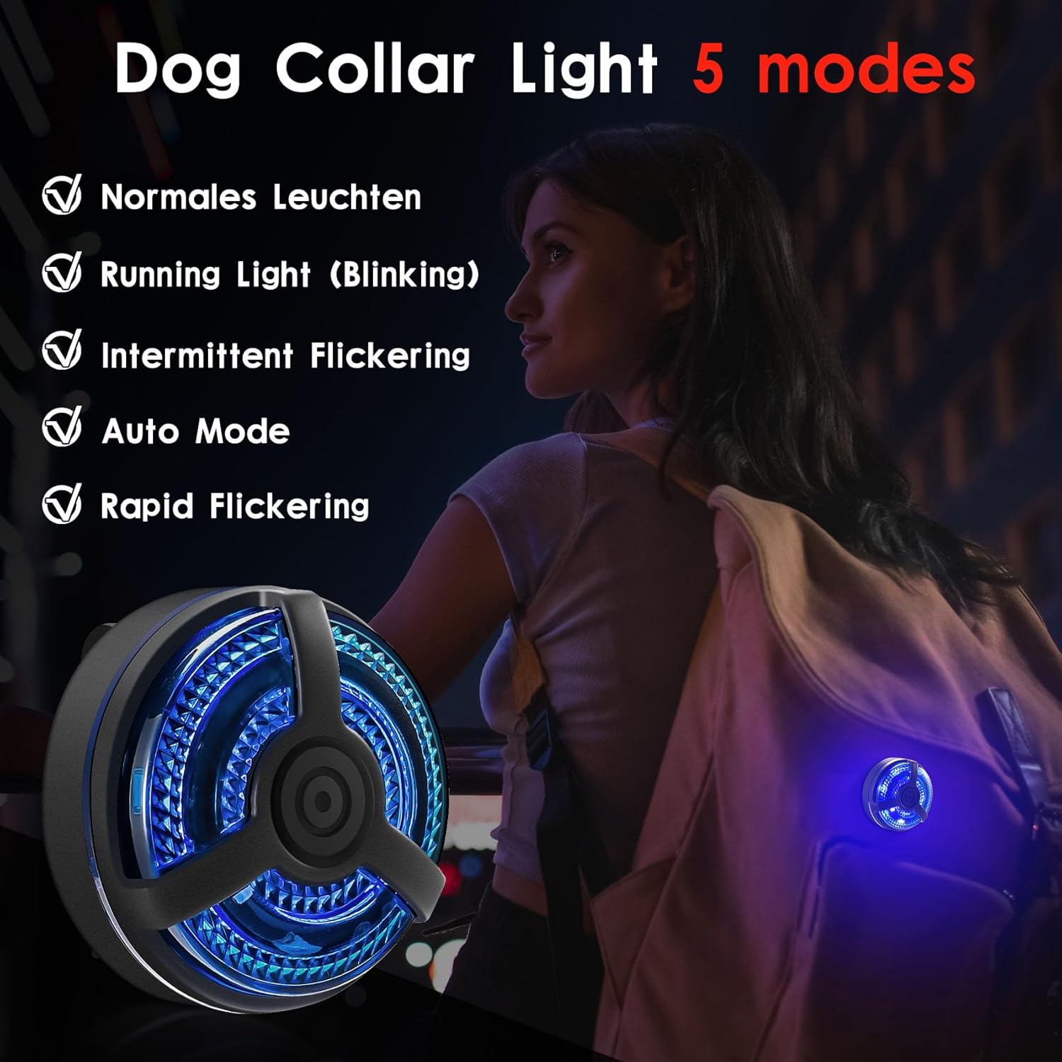USB Rechargeable Bike Tail Light 2 Pack,Cycling Safety Flashing Light Accessories, Featuring 5 Lighting Modes, Suitable for Bicycles, Tricycles, Baby Carriages, Scooters