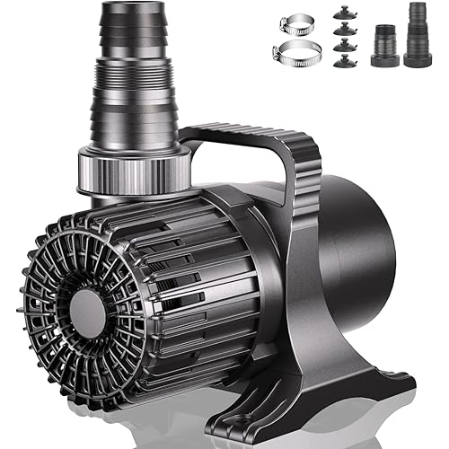 WaterRebirth (5700GPH-305W, UL listed) High Flow Large Fountain Submersible Water Pond Sump Pump Aquarium Electric Waterfall Pump Outdoor PS-5700