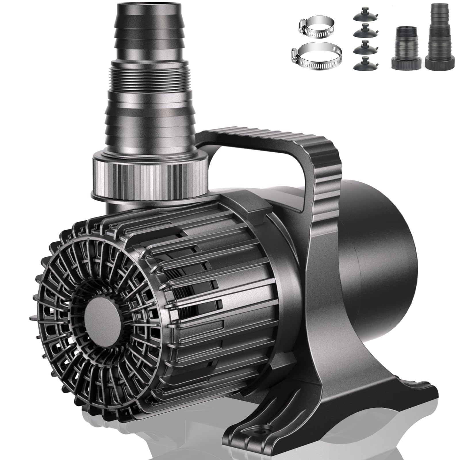 - WaterRebirth (7000GPH-320W, UL listed) Large Fountain Submersible Water Pond Sump Pump Aquarium Electric Waterfall Pump Outdoor PS- 7000