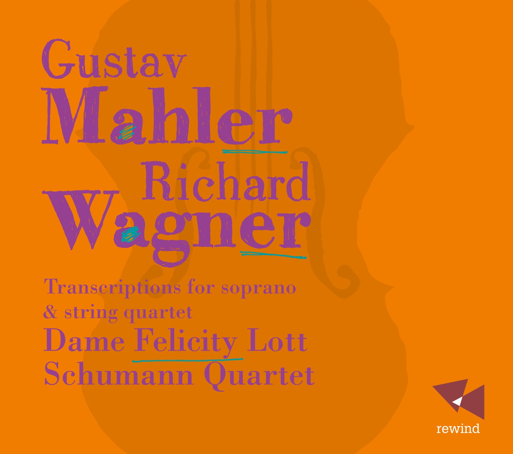 REW501 Felicity Lott; Schumann Qua Gustav Mahler & Richard Wagner Songs CD